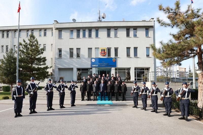 İçişleri Bakanı Ali YERLİKAYA'nın Konya İl Jandarma Komutanlığını Ziyareti