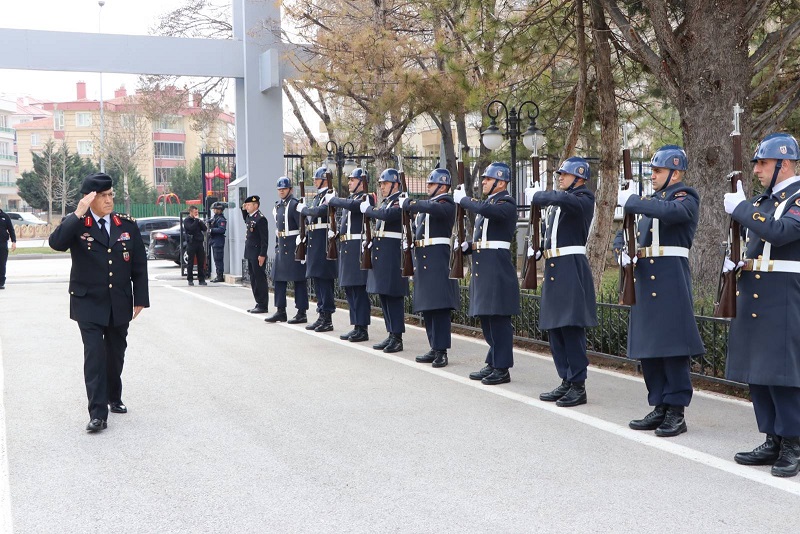 J.Gn.K. Org. Arif ÇETİN'in Konya İl Jandarma Komutanlığını Ziyareti